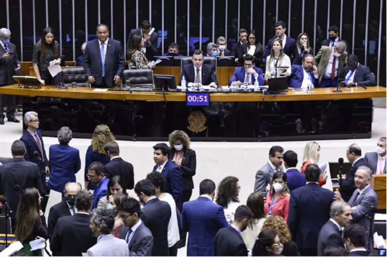 Sessão do Congresso realizada em julho deste ano — Foto: Jefferson Rudy/Agência Senado