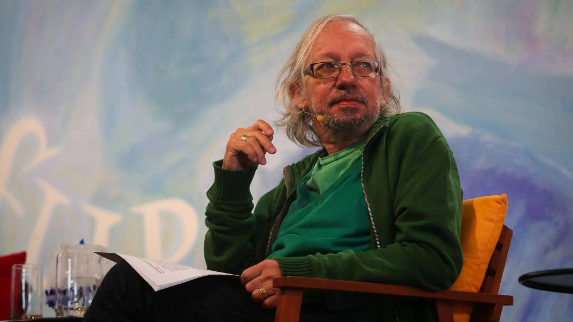Antonio Risério durante mesa da Flip (Festa Literária Internacional de Paraty) de 2015 | Foto: Zanone Fraissat/Folhapress