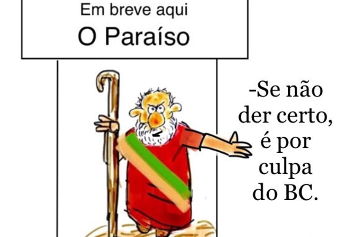 Revista online | Lula e Banco Central: charge destaca impasse - Fundação Astrojildo Pereira