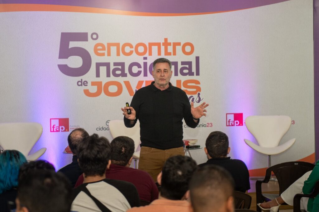 Luciano Rezende, durante o 5° Encontro Nacional de Jovens Lideranças | Foto: Fillipe de Freitas/FAP